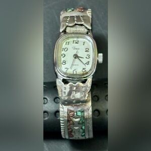 Estate Rare, One of A Kind Ladies Timex watch with Native American band